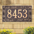 Black/Silver Letters Wall Plaque V961790