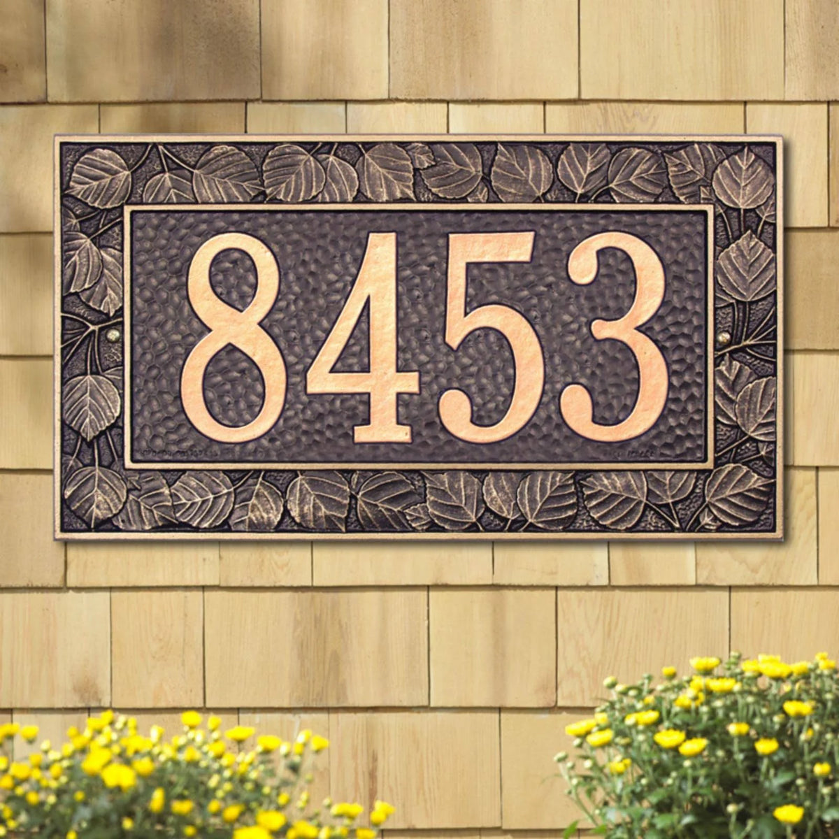 Black/Silver Letters Wall Plaque V961790