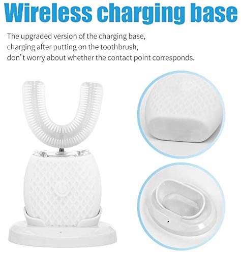 Ultrasonic U-Shaped 360° Electric Toothbrush (White) L24073