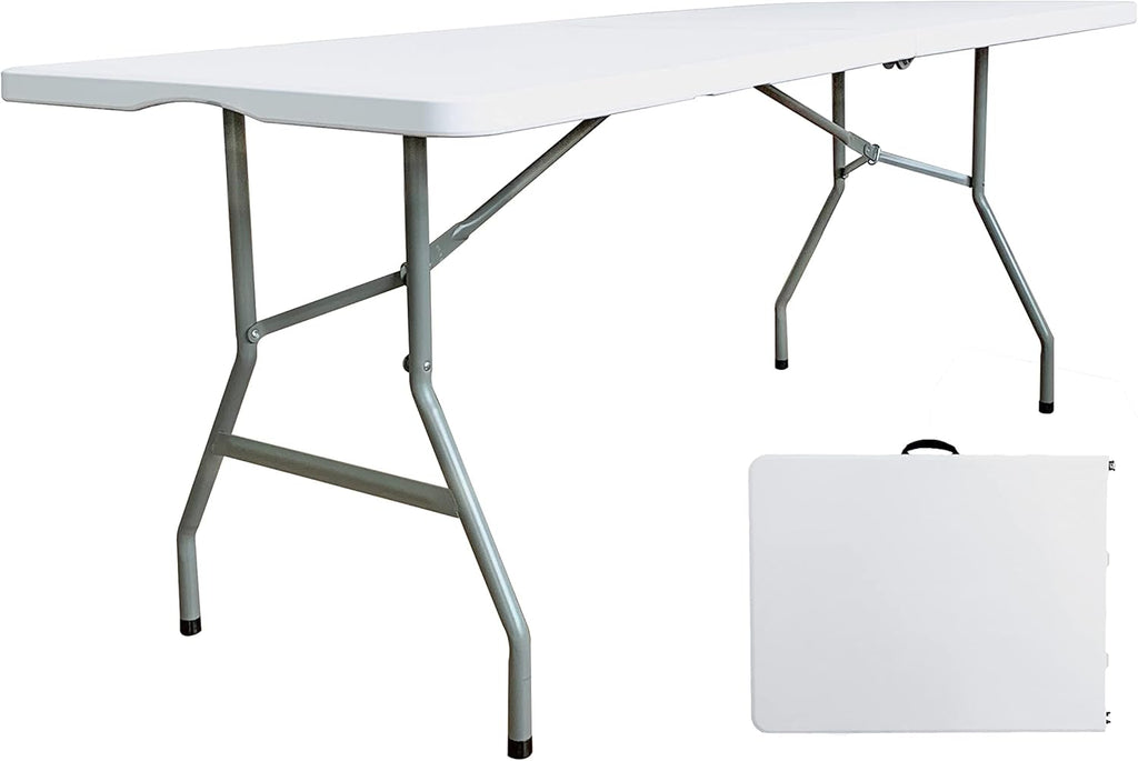 4 ft Adjustable Folding Plastic Table M869541