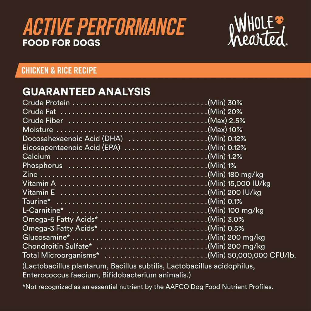 Chicken & Rice High-Protein Dry Dog Food D371254