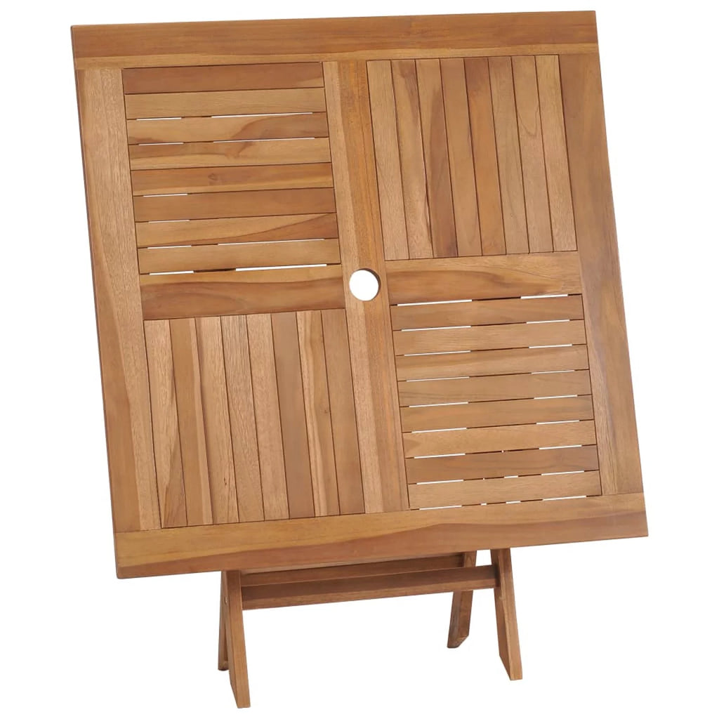 Folding Garden Table Solid Teak Wood V754462