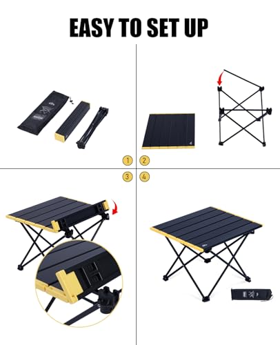 Ultralight Compact Camping Folding Table with Carry Bag F225206