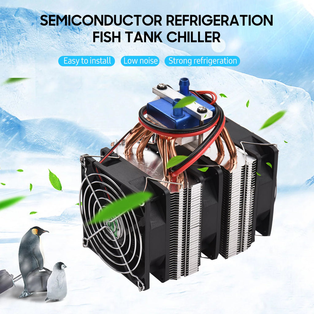180W Semiconductor Refrigeration Aquarium Chiller for 40 Liters B169