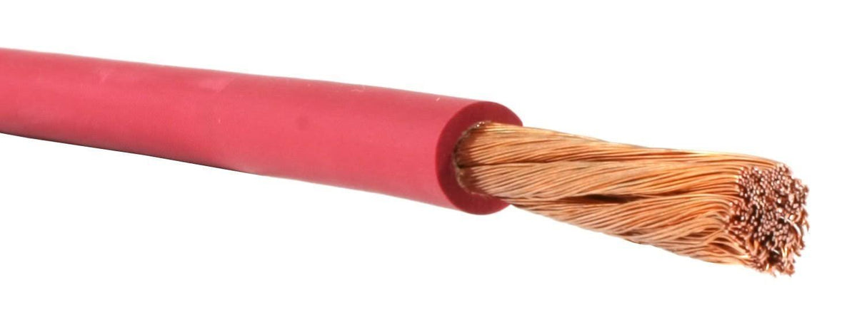 Red 4 Gauge AWG Welding Cable 50 Feet W2165