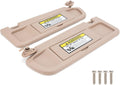 Beige Replacement Sun Visors for Honda Civic, Pack of 2 F829972