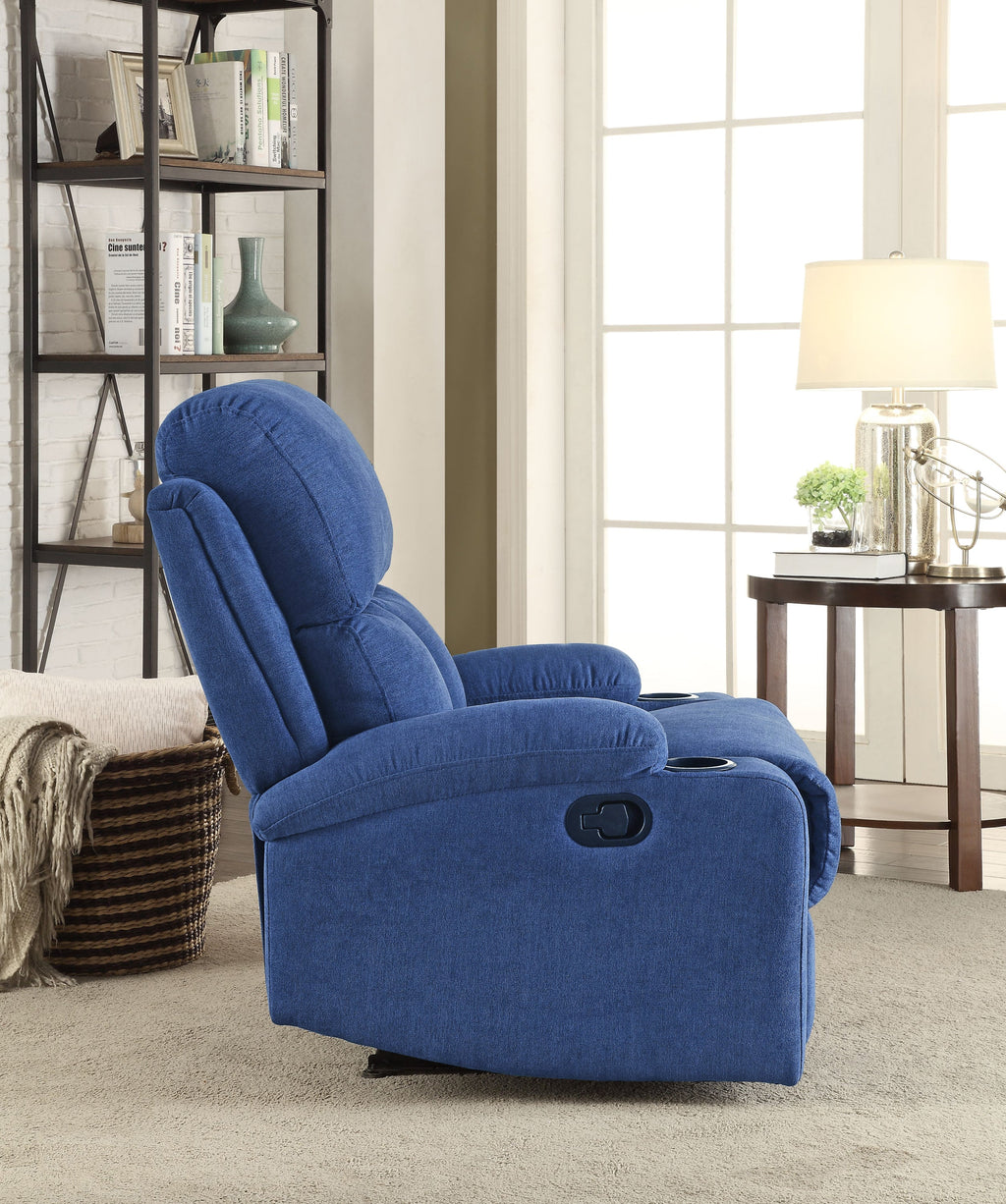 Blue Velvet Recliner P81720