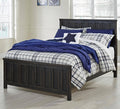 Black Twin Panel Headboard A757729