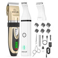 Dog Clippers and Paw Trimmer Kit 2 in 1 Low Noise Cordless N430127