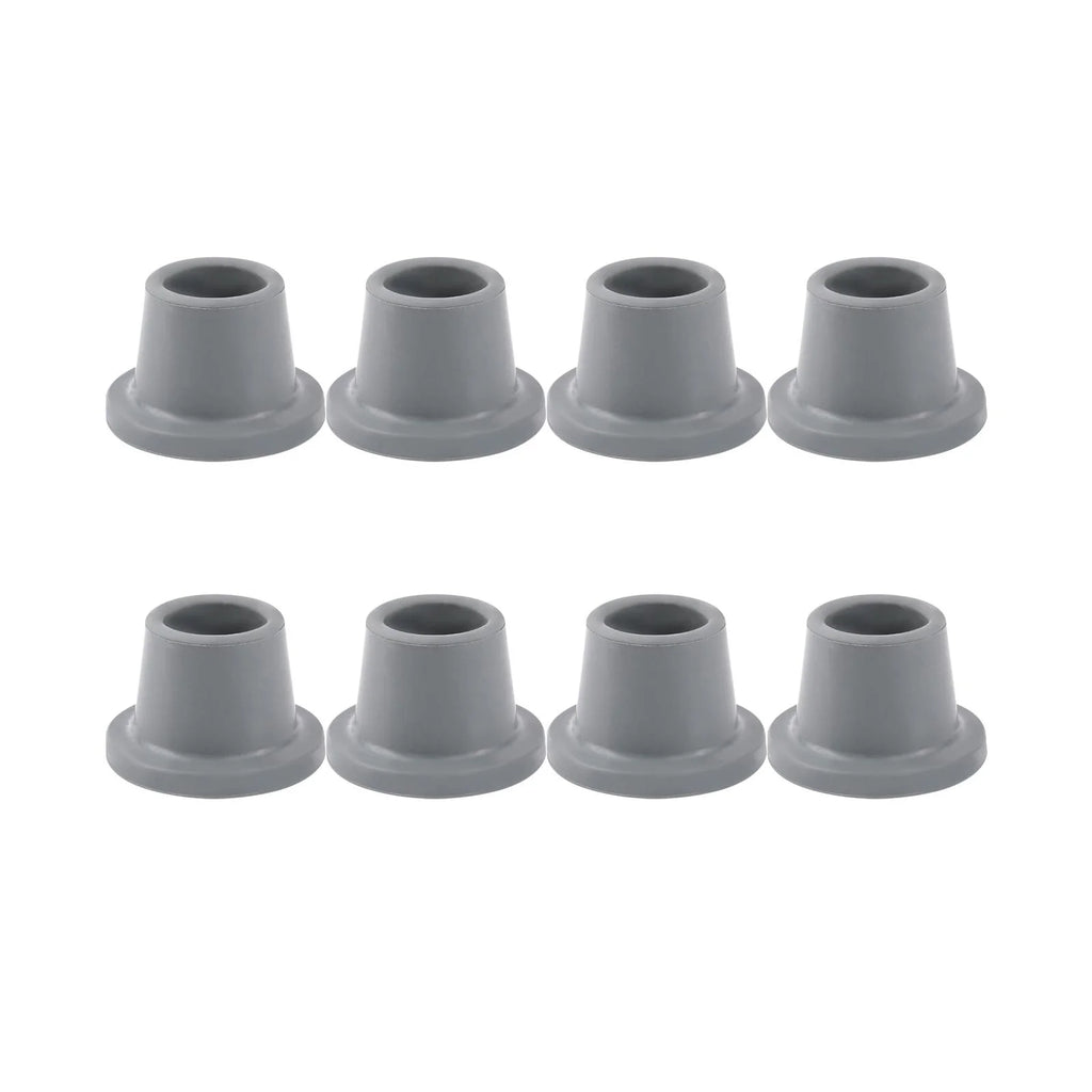 8x Shower Chair Feet Gray Rubber H773