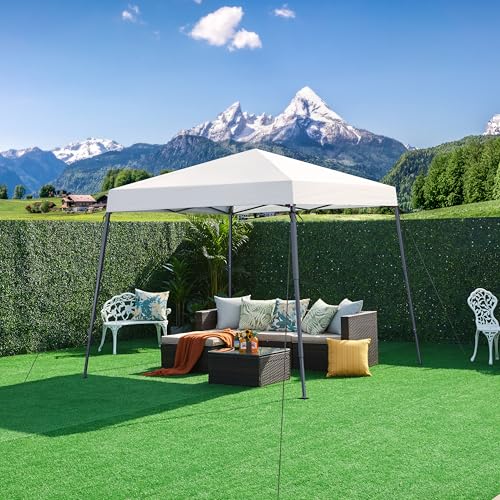 10x10 White Instant Canopy Tent J408363