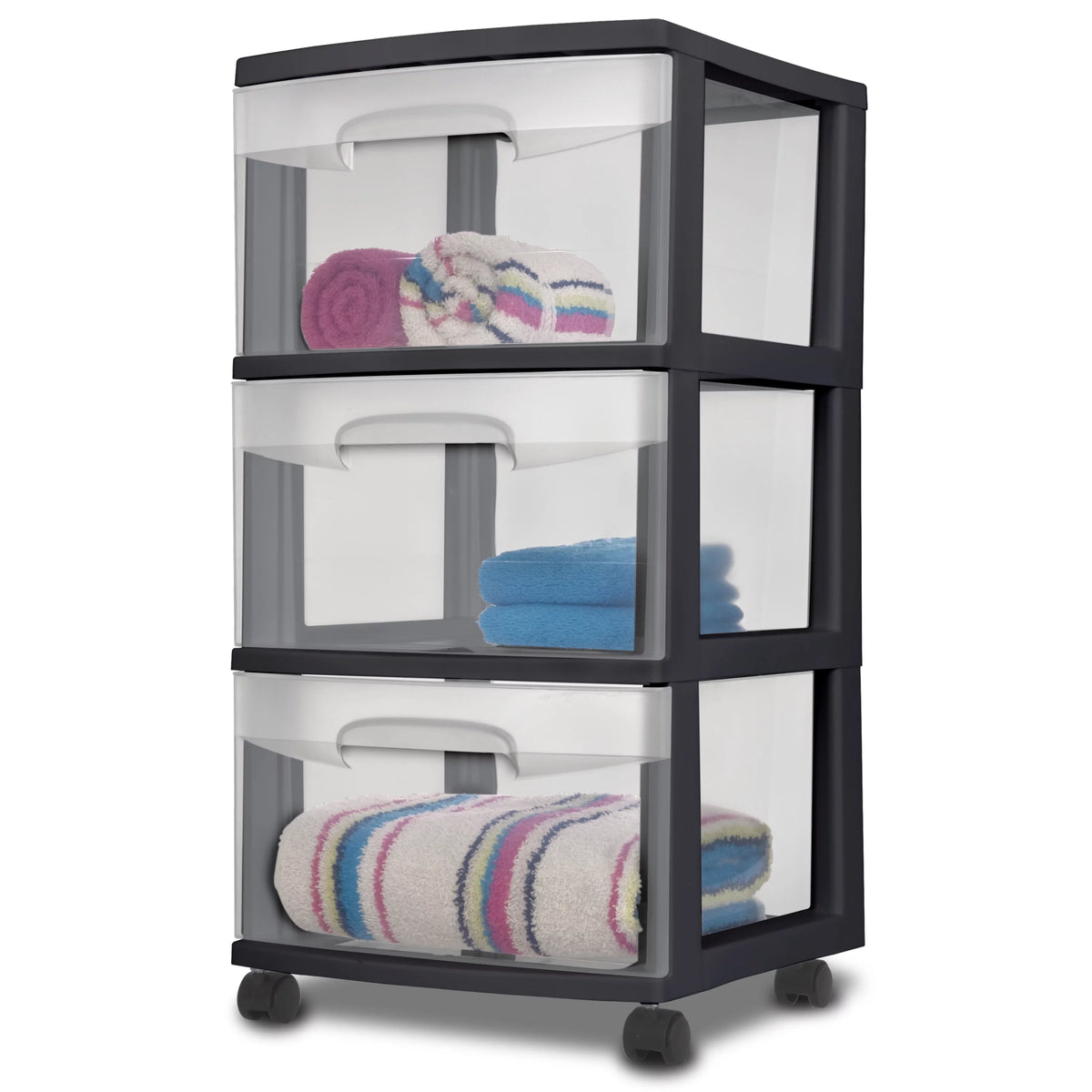 Plastic 3 Drawer Cart H9271