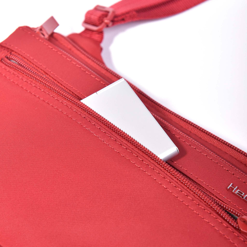 Blue RFID Crossbody with Safety Hook Y290