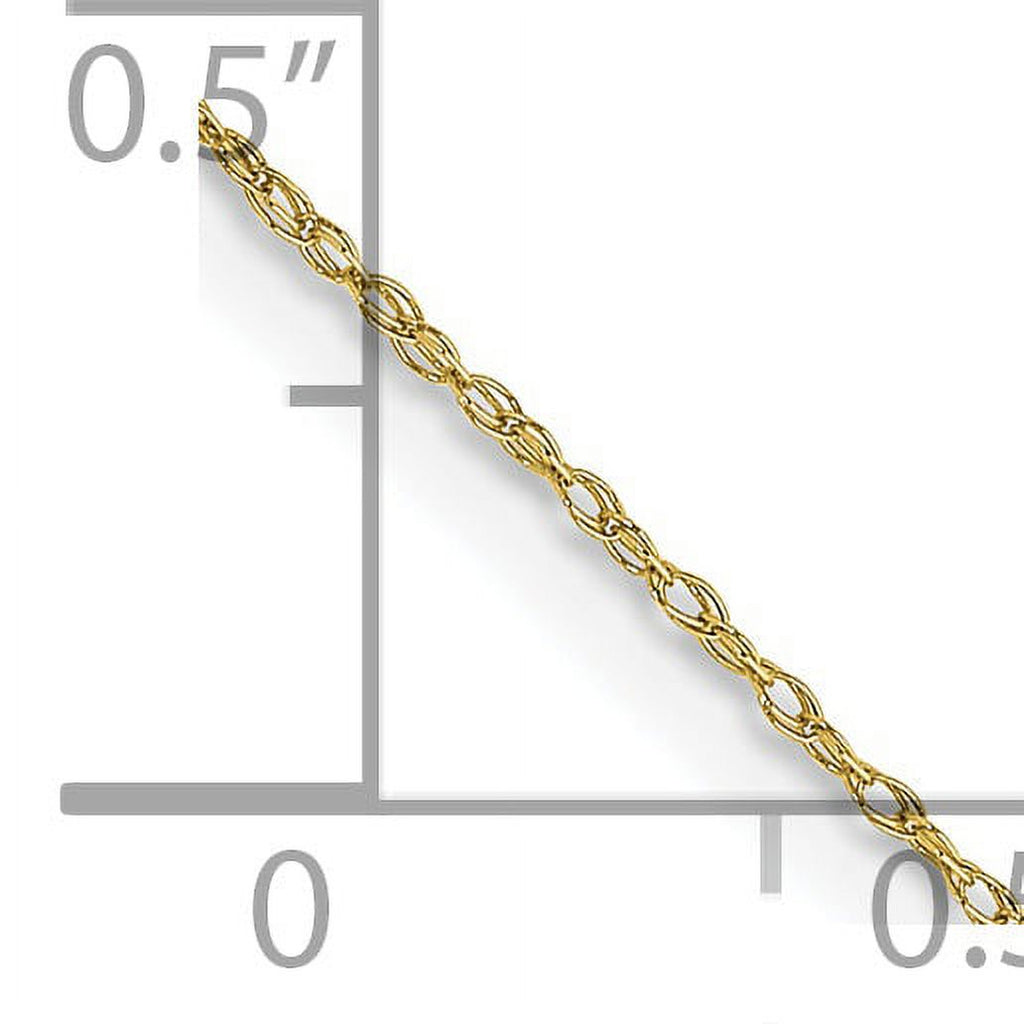 10K Yellow Gold Cable Rope Chain Necklace 16 Inches N160158
