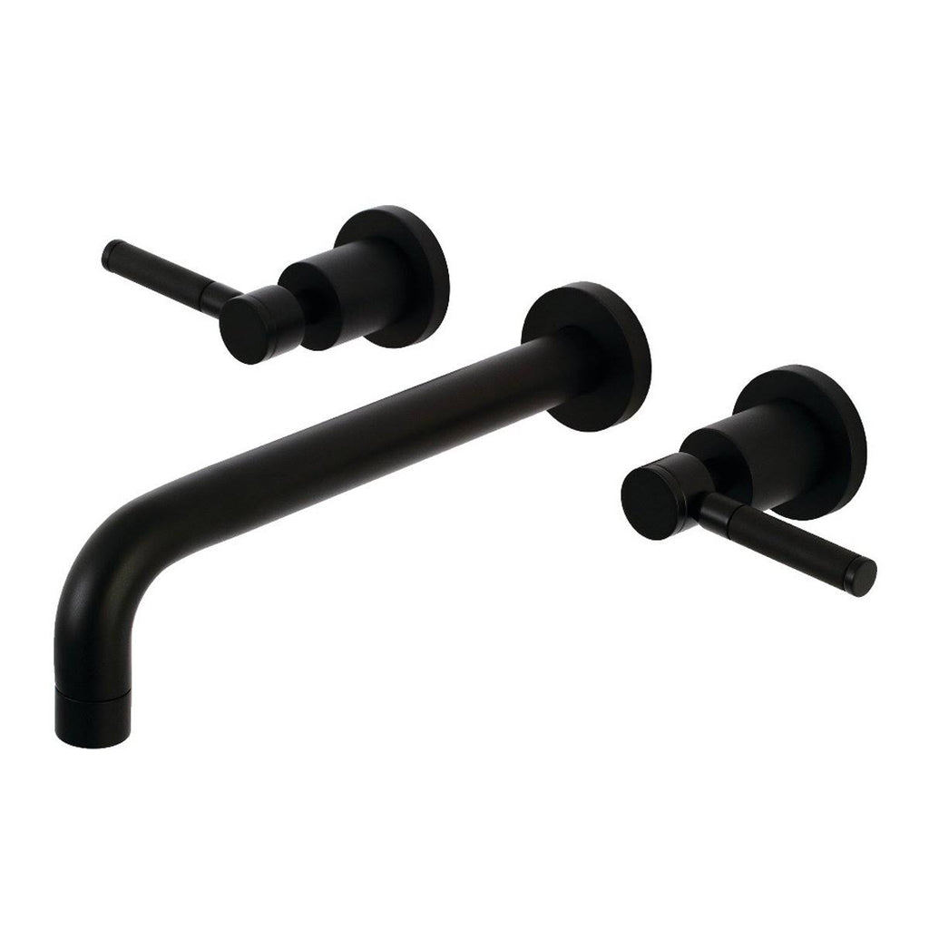 Brushed Brass 2-Handle Wall Mount Roman Tub Faucet M8325