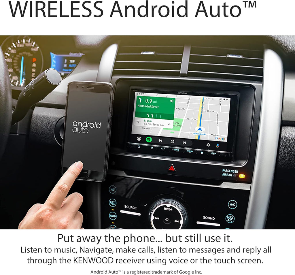 6.95" Digital Multimedia Bluetooth Car Stereo with Double DIN R42854