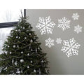 Brown 47in x 45in Snowflakes Wall Decal X233029