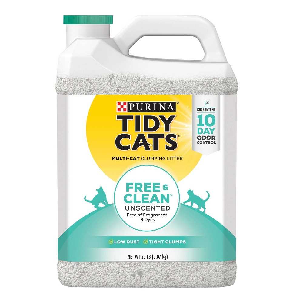 Unscented Clumping Clay Cat Litter, 20-lb, Case of 2 Z566
