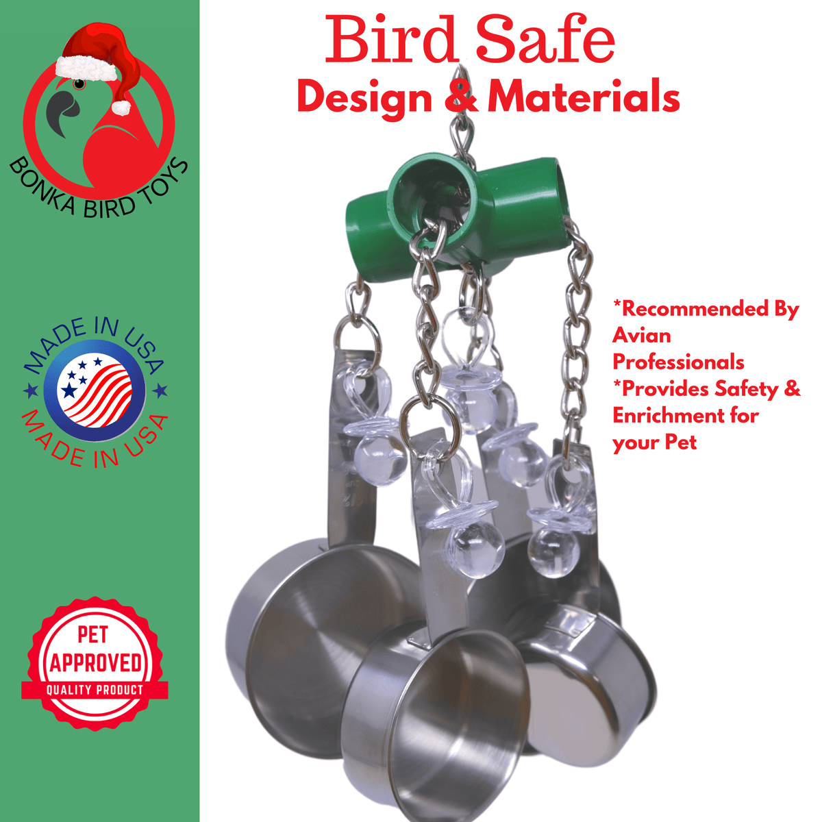 Green Clacker Bird Toys P97848