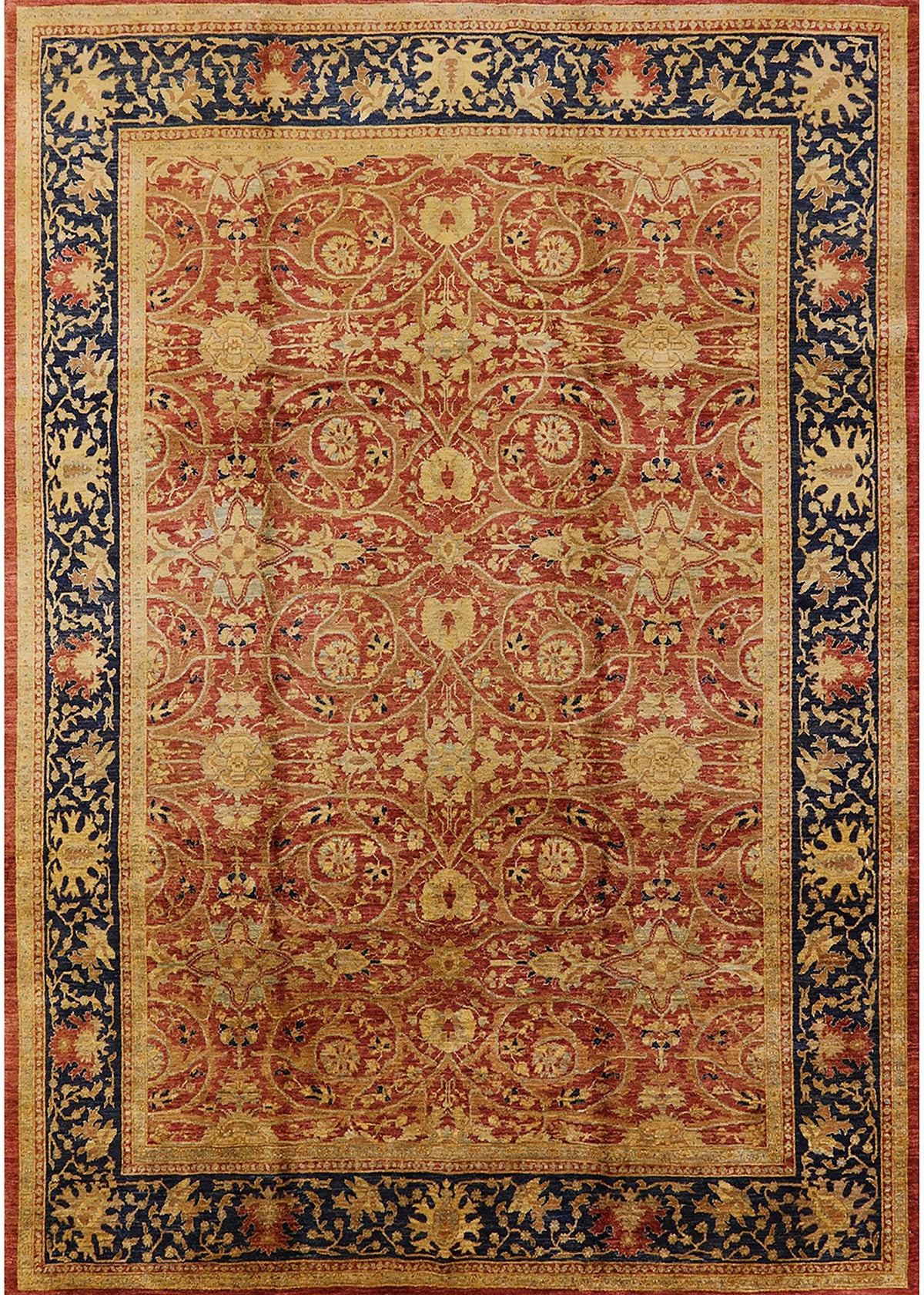 Red Oriental Rectangle Area Rug, 2' x 3' N8310