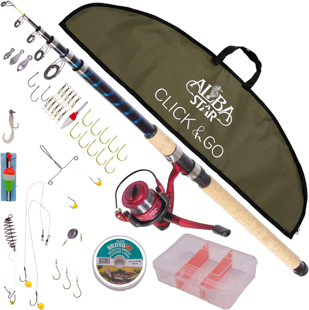 Fishing Rod and Reel Combo with Carrier Bag K739