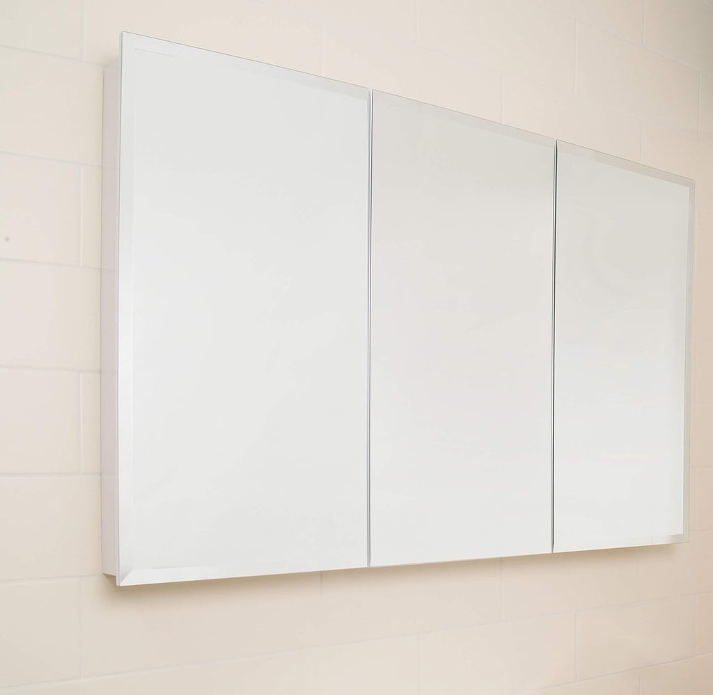 Triple Door Tri-View Cabinet, 30-Inch x 36-Inch, White W296700