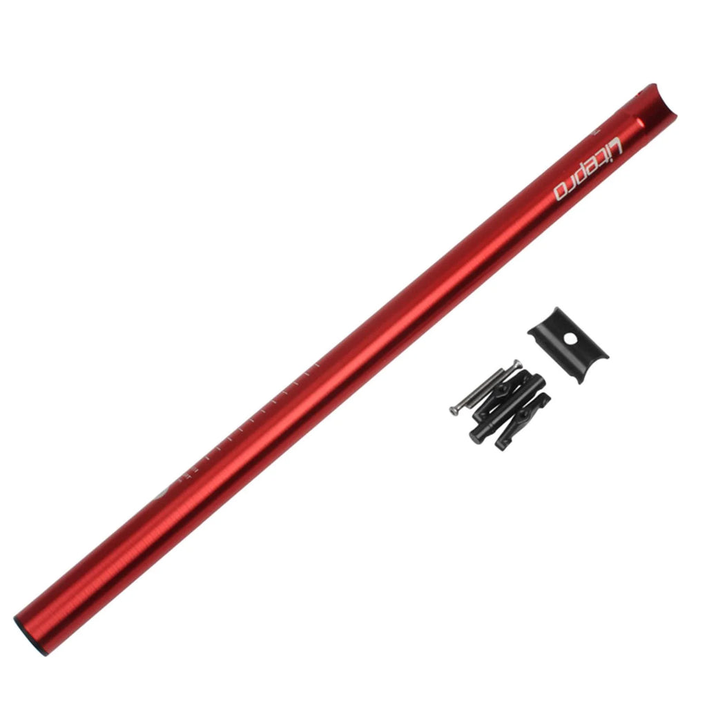 Red Cycling Folding Bike Seatpost 31.8x600mm G476
