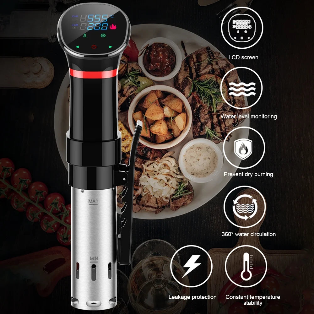 Immersion Circulator Sous Cooker Machine with 1100 Watts O408