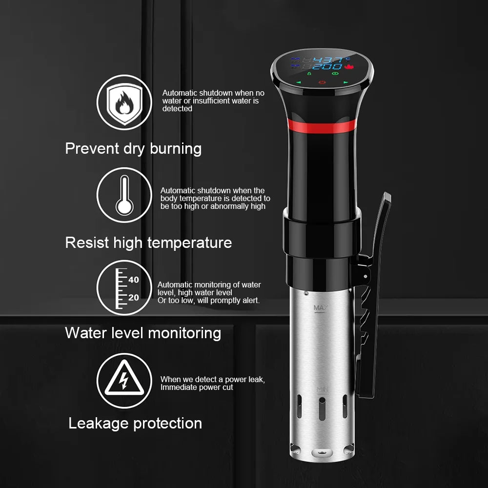 Immersion Circulator Sous Cooker Machine with 1100 Watts O408
