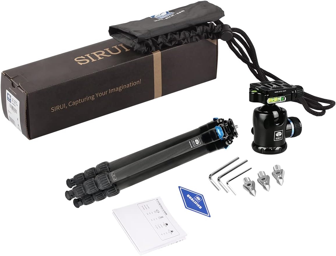 Carbon Fiber Tripod with K20X Head Quick Release Plate E42141