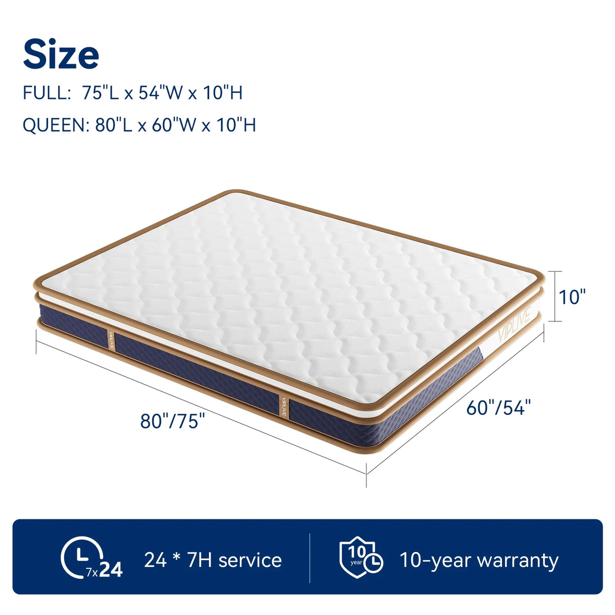 10 inch Memory Foam Mattress Z6546