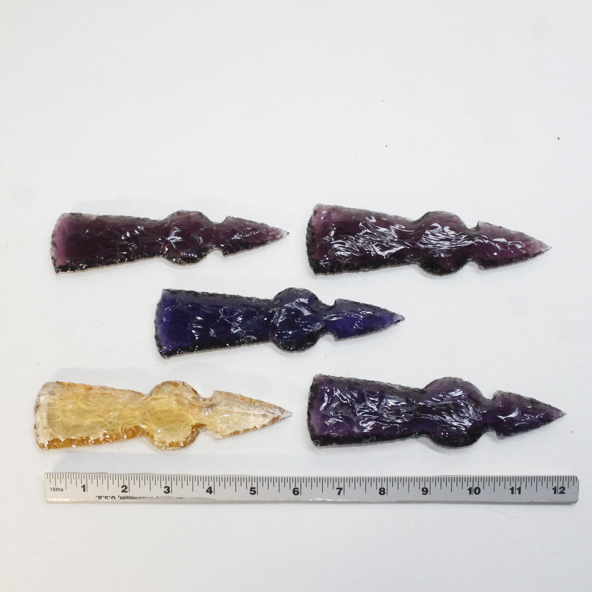 Glass Ornamental Tomahawk Heads E72349