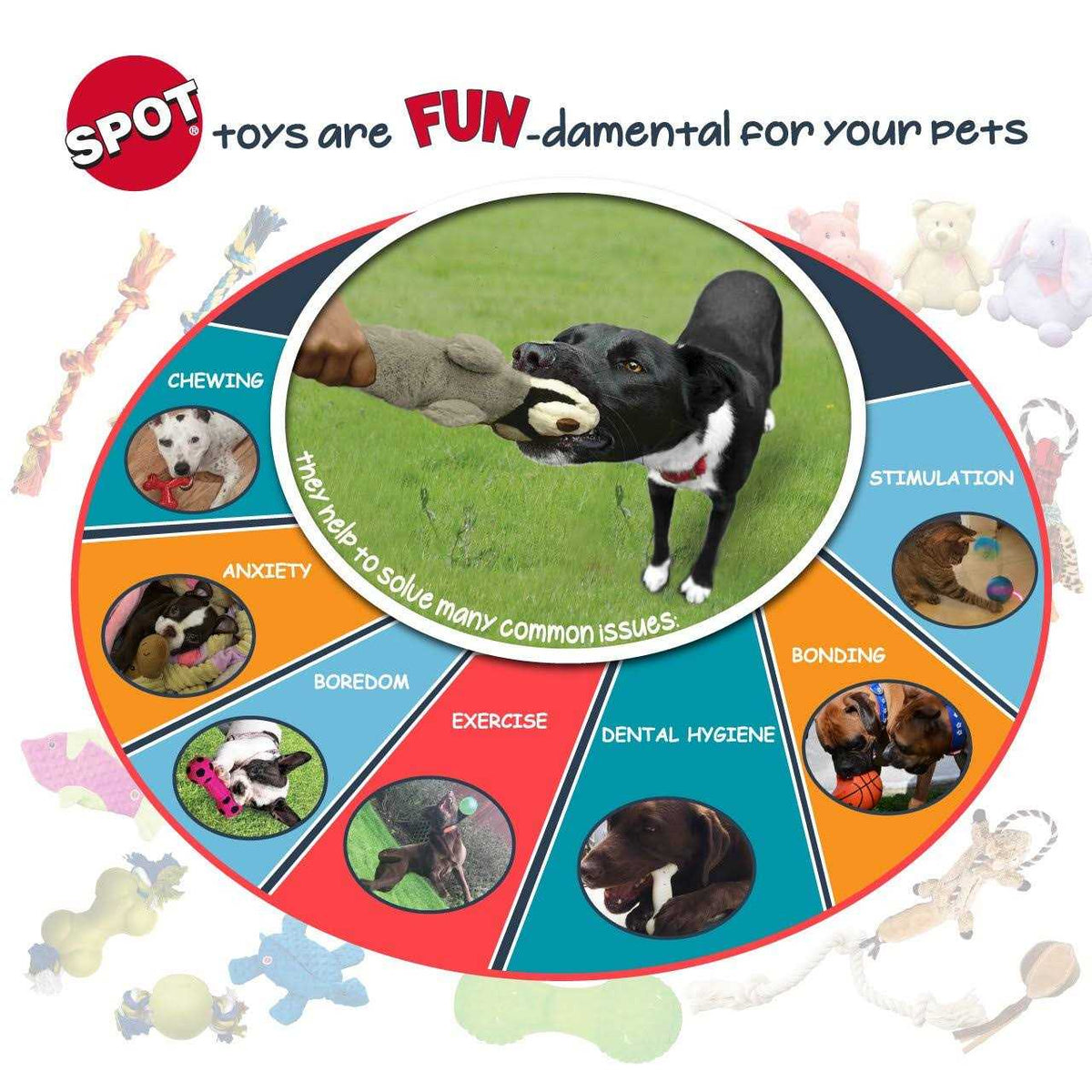 Sensory Ball Dog Toy A86540