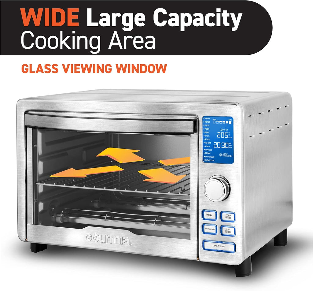 Stainless Steel Digital Toaster Oven Air Fryer Q494809