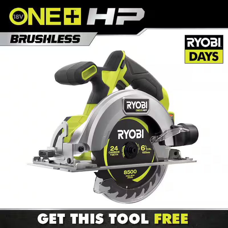 18V Brushless Cordless Compact 6-1/2 in. Circular Saw U1307