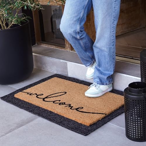 Coir Doormat with Non-Slip Backing 17" x 30" A376
