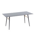 Black 70inch Ceramic Tile Dining Table S322937