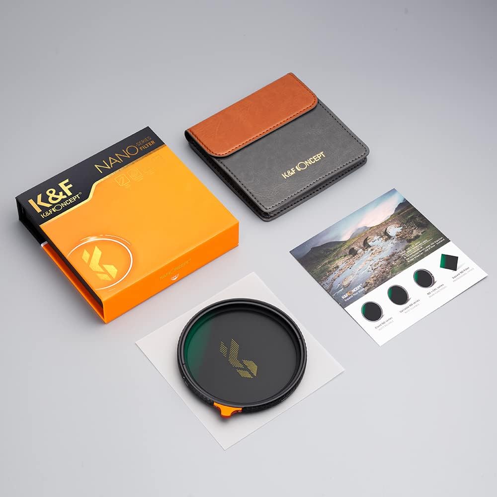 67mm Black Diffusion 1/4 Variable ND2-ND32 ND Filter 2-in-1 A46016