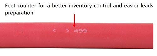 Red 4 Gauge AWG Welding Cable 50 Feet W2165