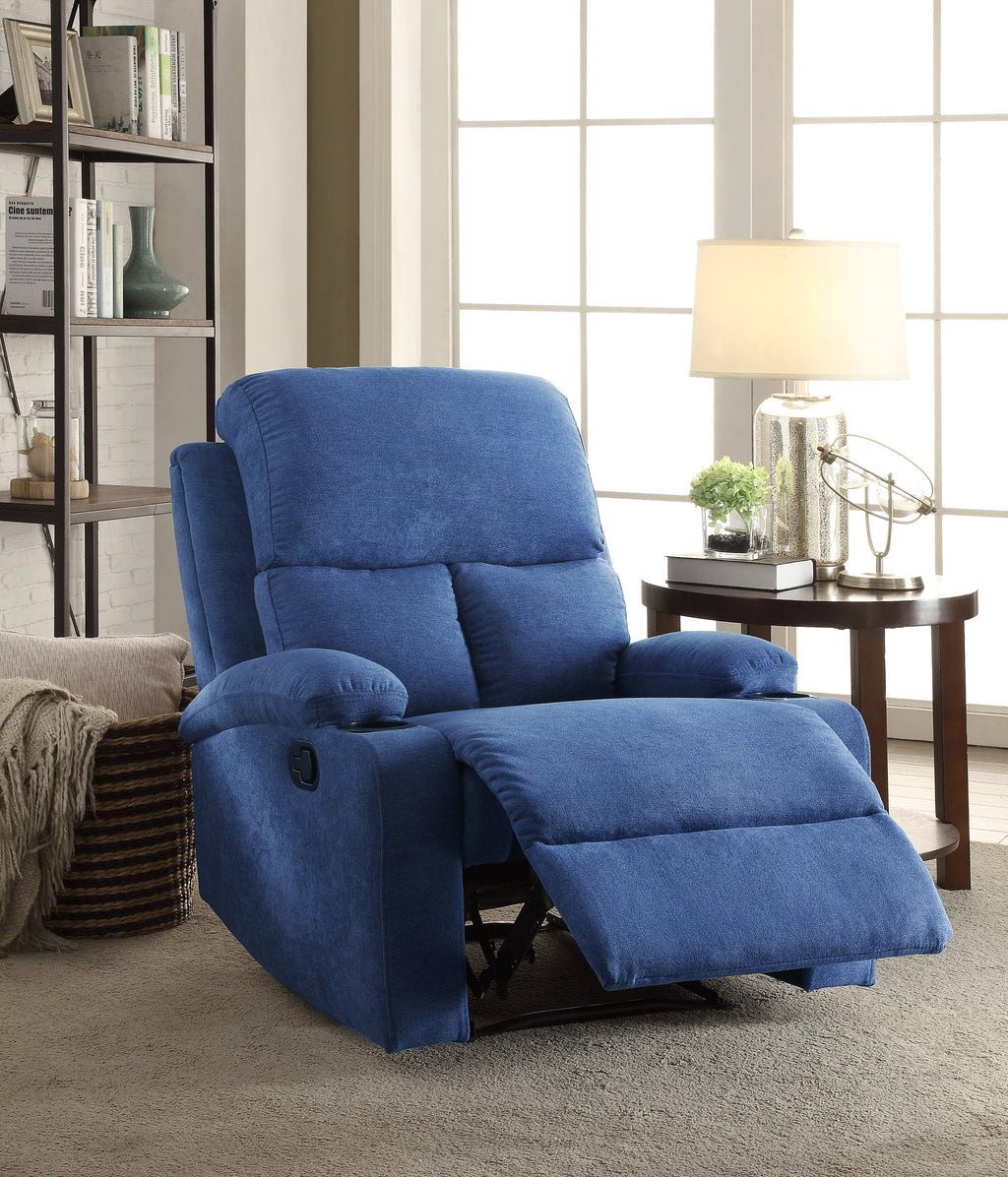 Blue Velvet Recliner P81720