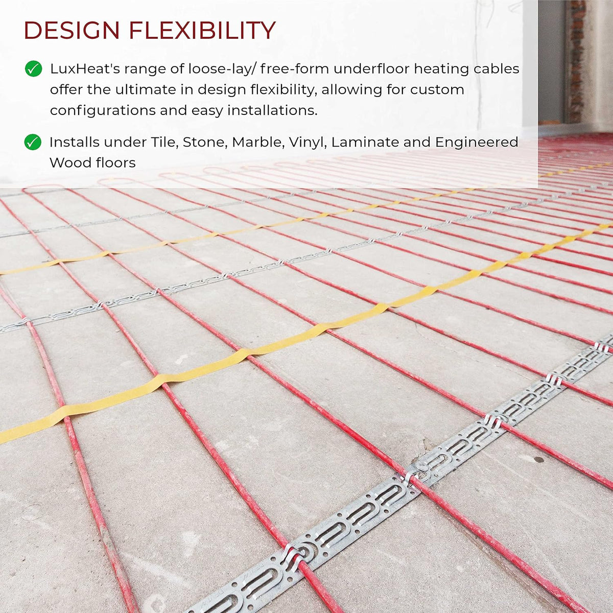 180 Sqft 240v Electric Radiant Floor Heating System Under Tile I1493