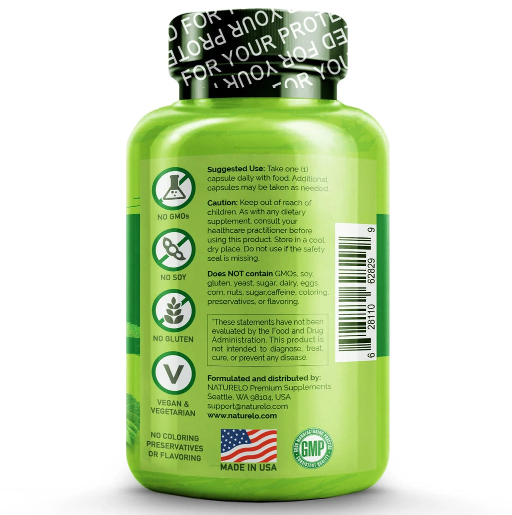 Vitamin B Complex with Methyl B12 Methyl Folate 120 Capsules F44842