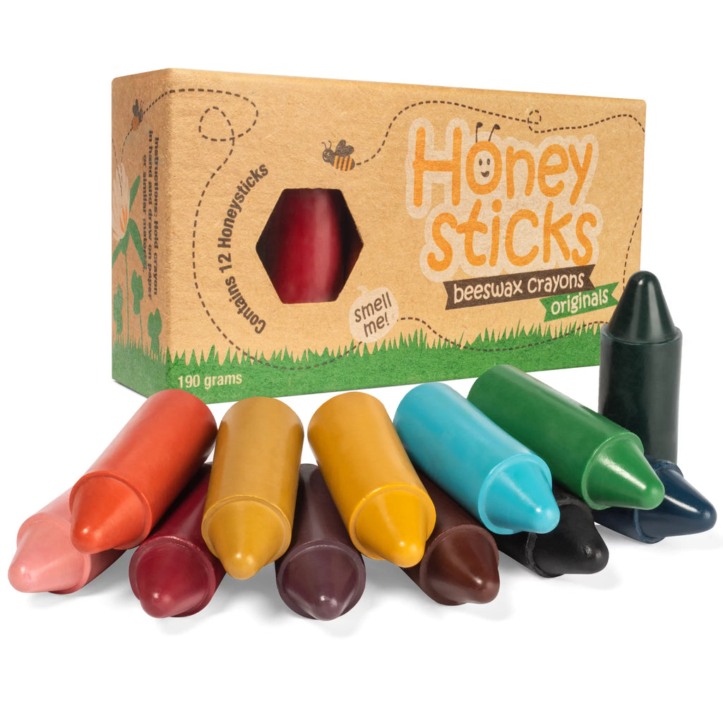 100% Pure Beeswax Crayons 12 Pack H401