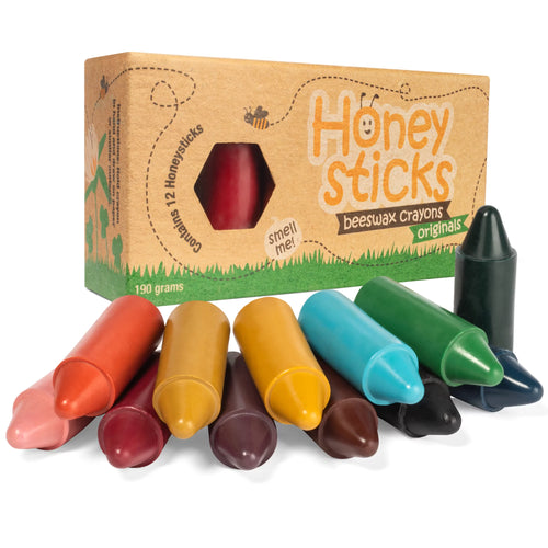 100% Pure Beeswax Crayons 12 Pack H401