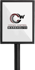 Black 11 x 14 Inch Pedestal Standing Floor Sign Frame L5703