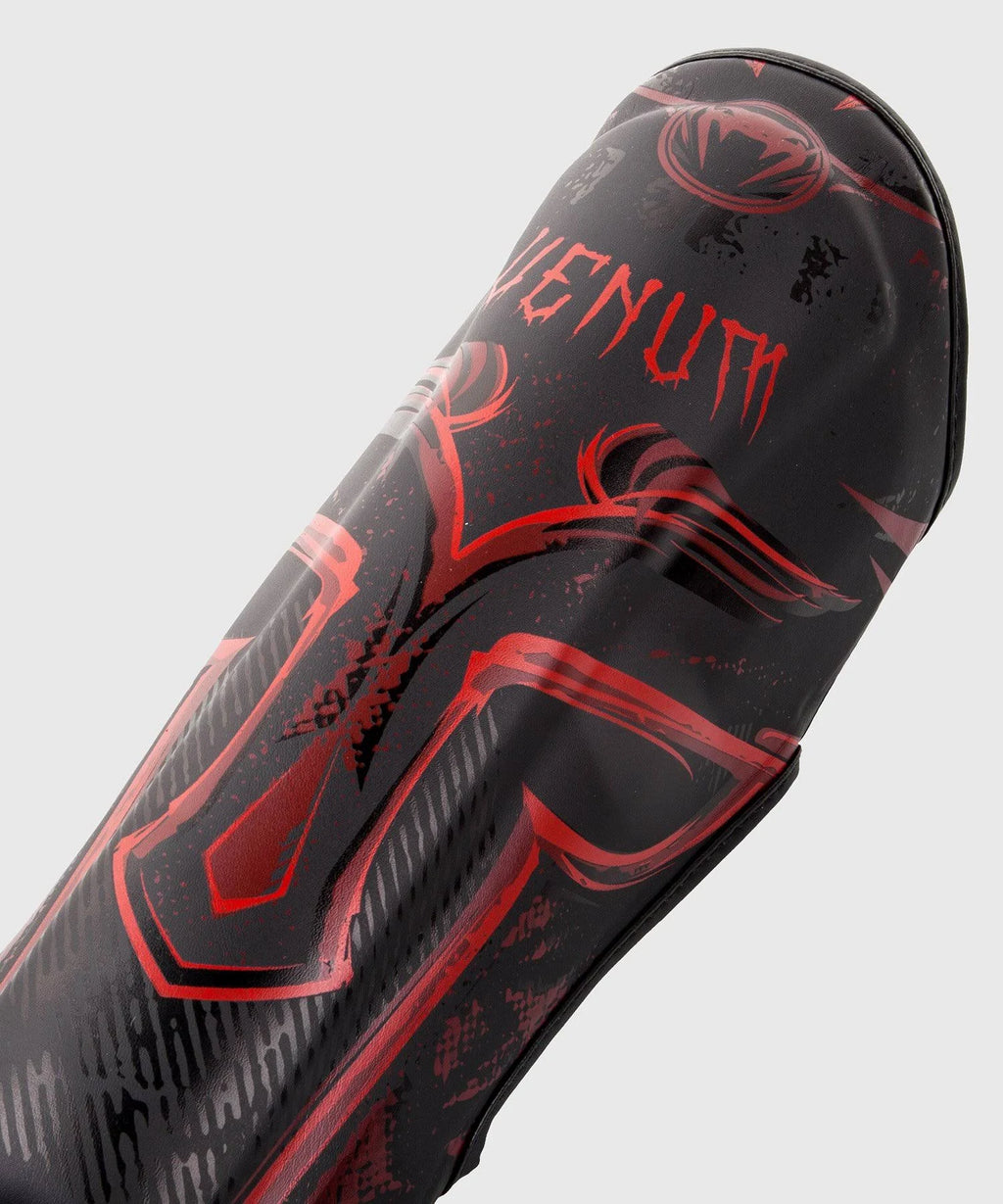Black/Red Large Shin Guards V690076