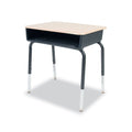 Open Front Student Desk, Sandstone Top N672391
