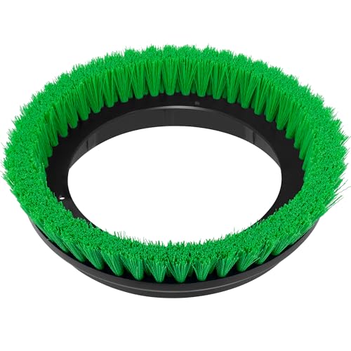 12" Diameter Light-Duty Green Scrub Brush R470