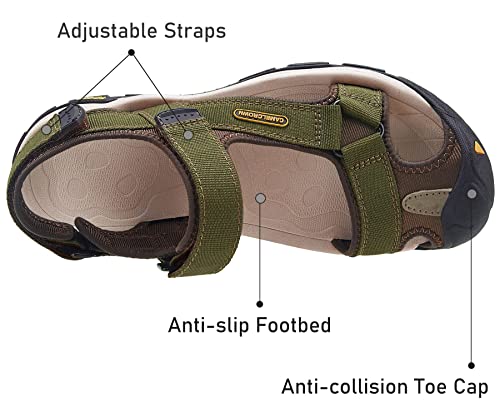 Waterproof Hiking Sandals Closed Toe Water Sandals Athletic Sport Sandals B7399
