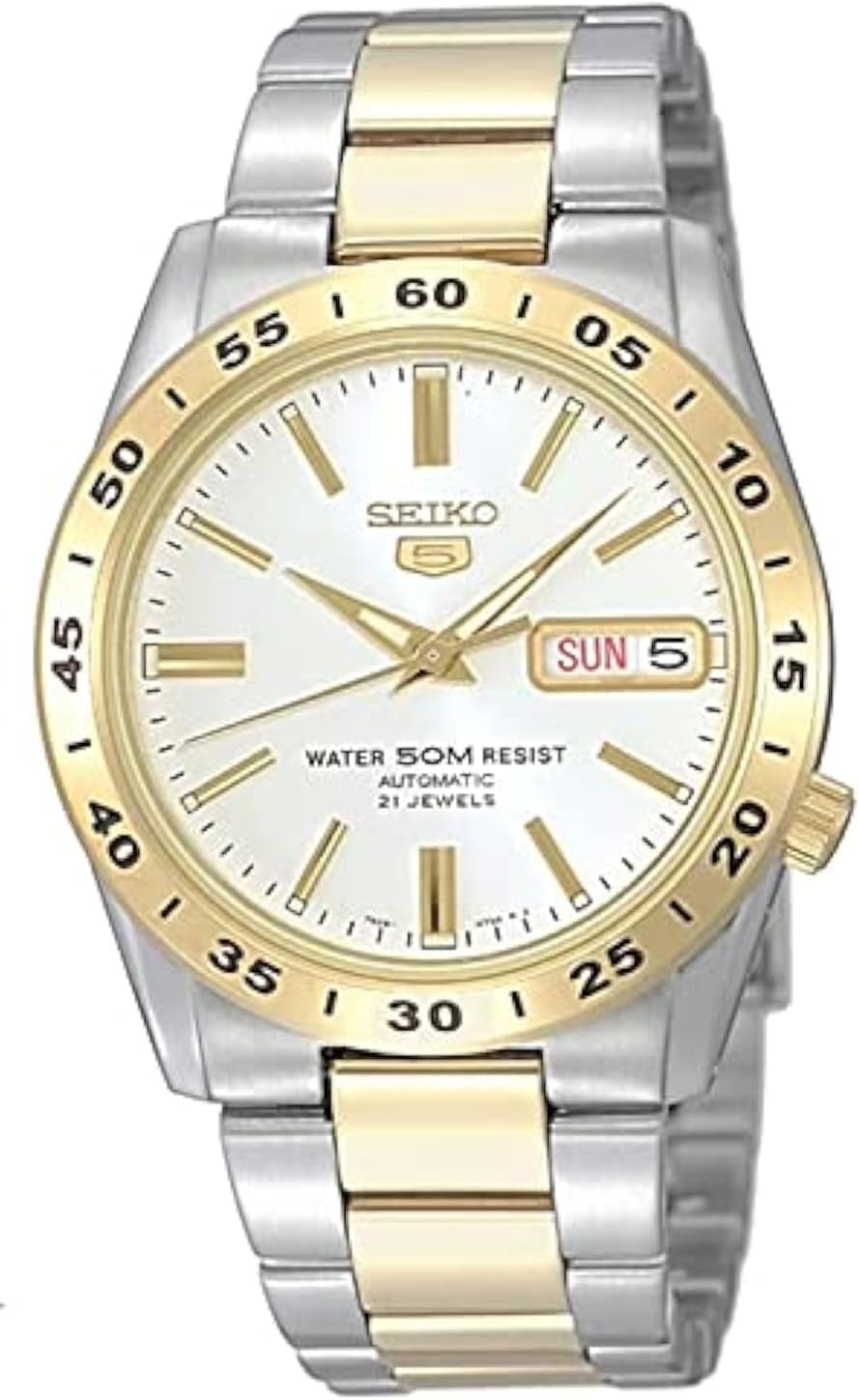 Champagne Dial Automatic Watch with Day/Date Calendar L7070